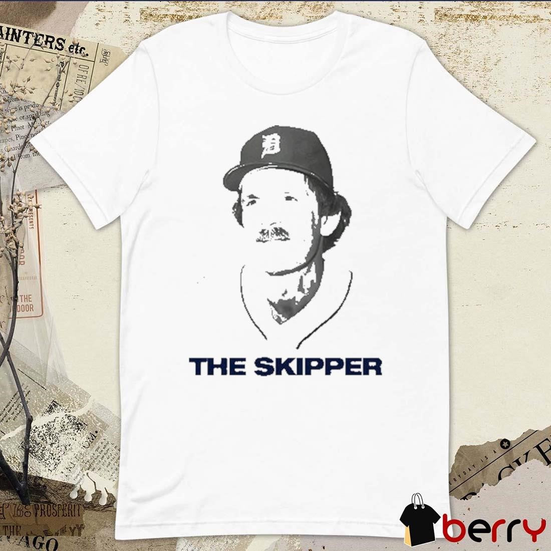 Beau Brieske Wearing Jim Leyland The Skipper t-shirt