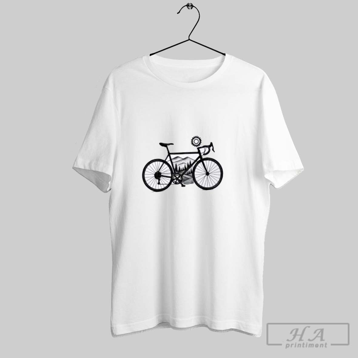 Official Bicycle Landscape Illusion Vintage