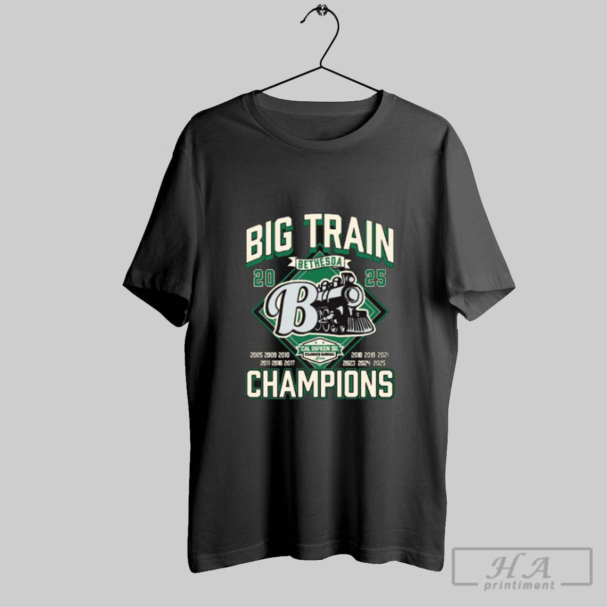 Official Big Train Champions 2025 Bethesda Cal Ripken Sr Collegiate Baseball 2005 2025