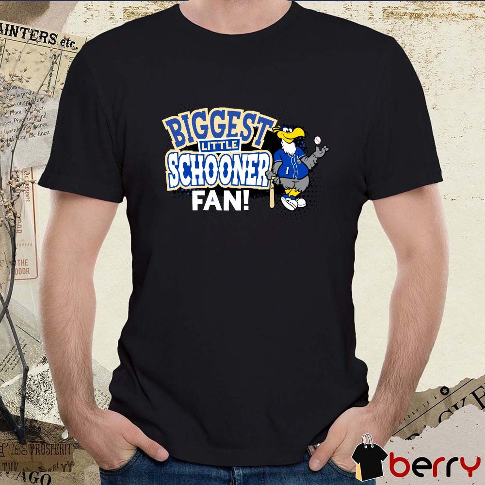 Biggest Little Schooner Fan Biloxi Shuckers Schooner Mascot t-shirt
