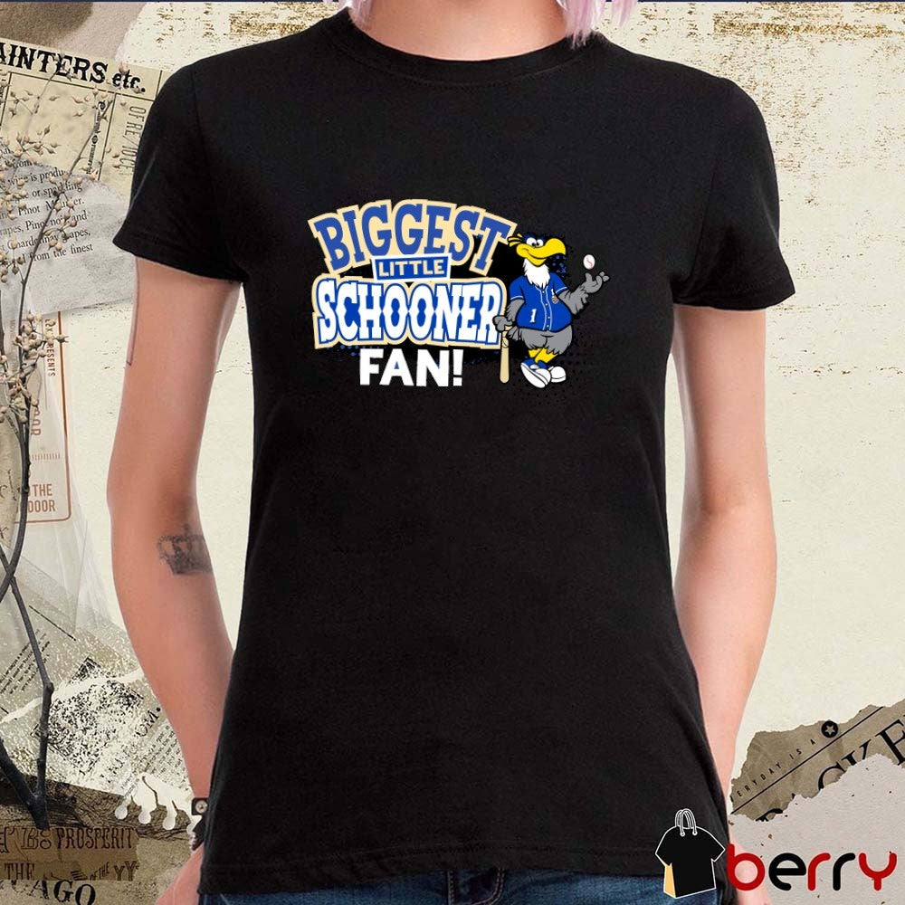 Biggest Little Schooner Fan Biloxi Shuckers Schooner Mascot t-shirt