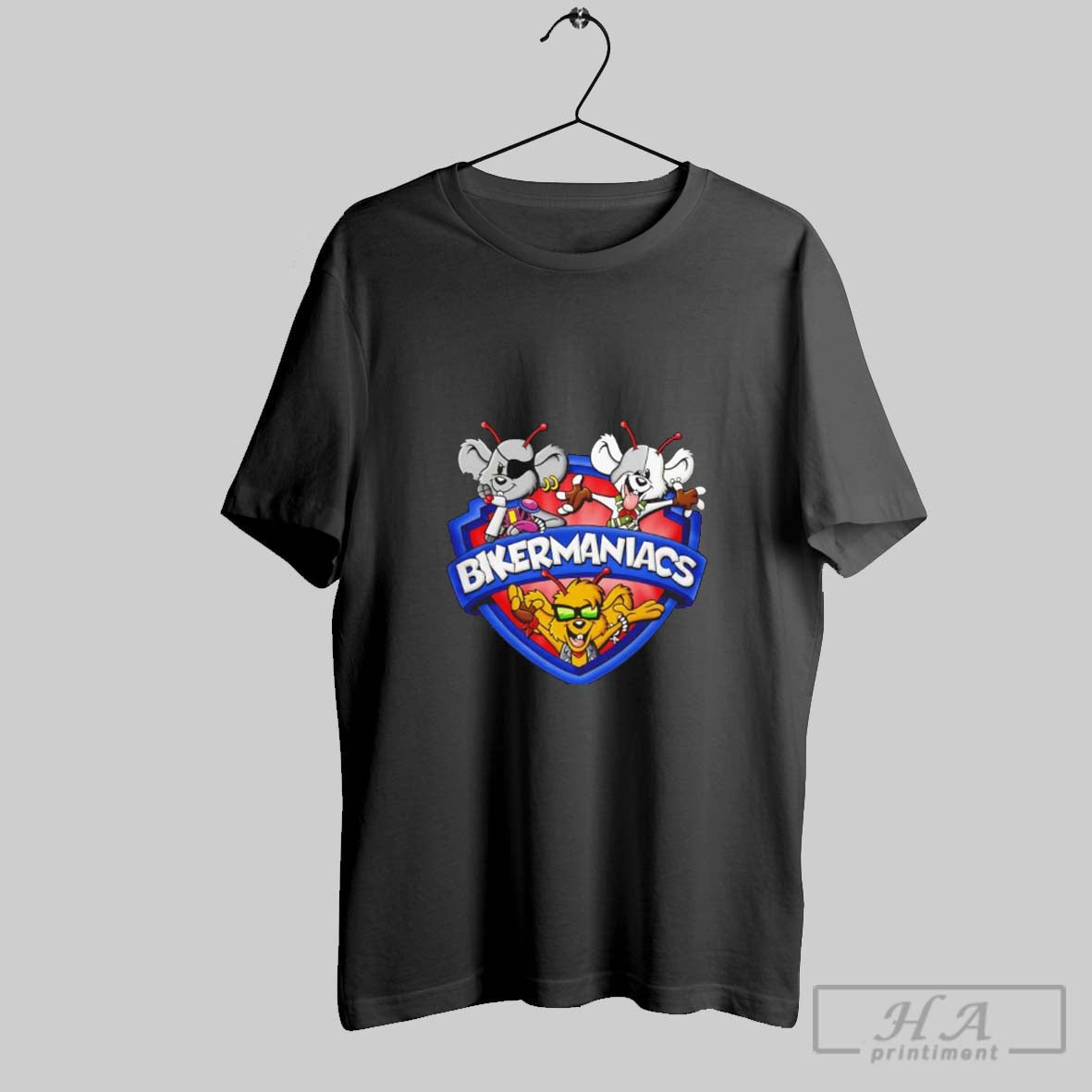 Official Bikermaniacs Cartoon Logo