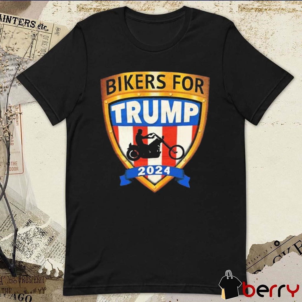 Bikers For Donald Trump 2024 Vintage t-shirt