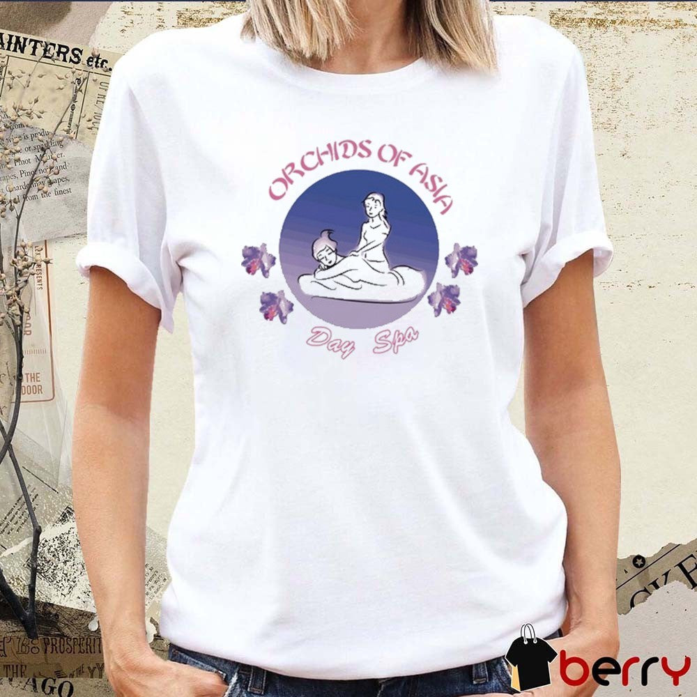 Bill Belichick Girlfriend Wearing Orchids Of Asia Day Spa t-shirt