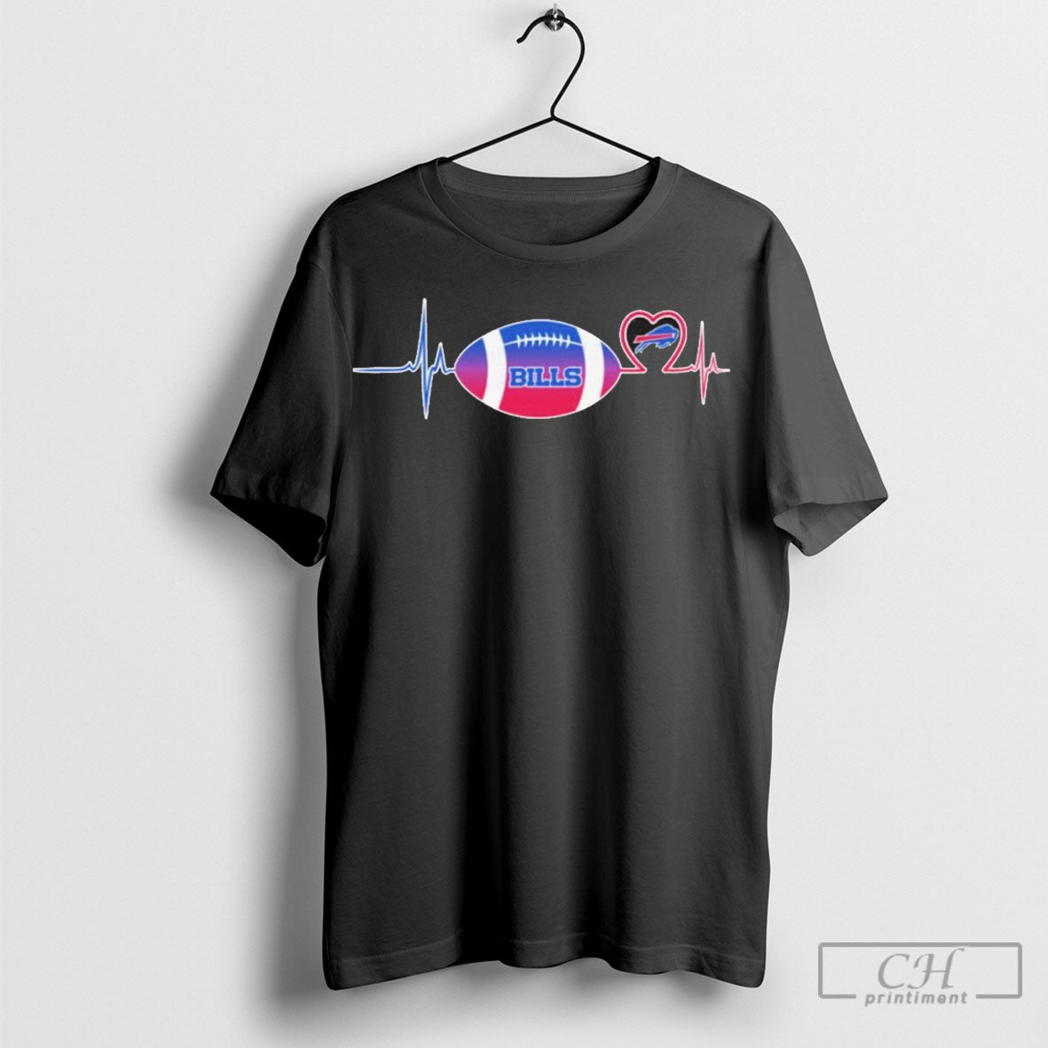 Official Bills Baseball Heart Shirt Sweater