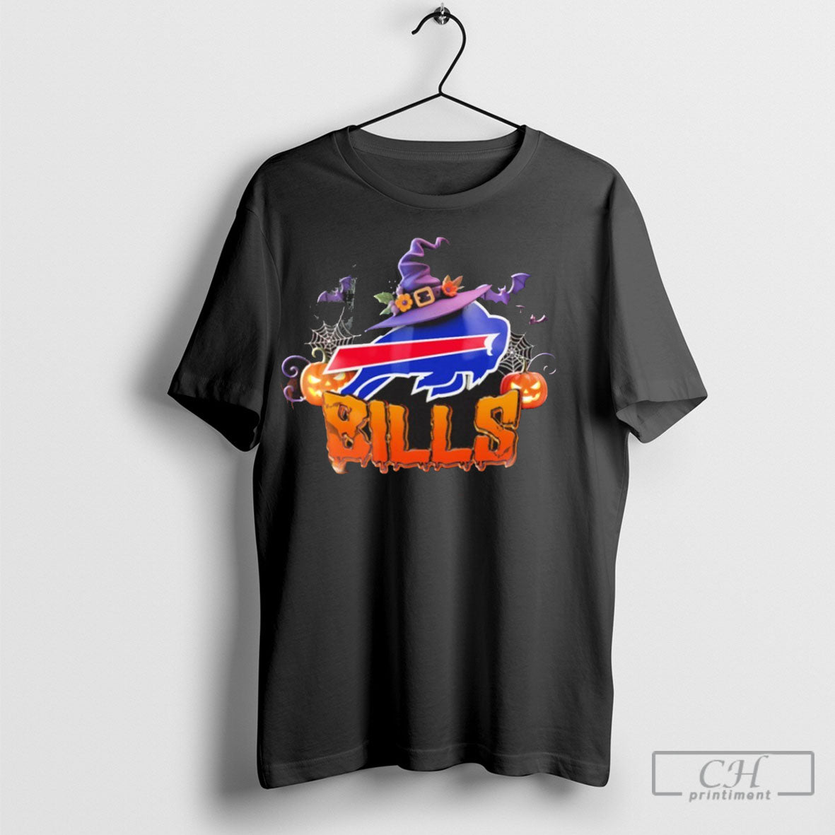 Official Bills Logo Halloween Pumpkin Shirt Sweater