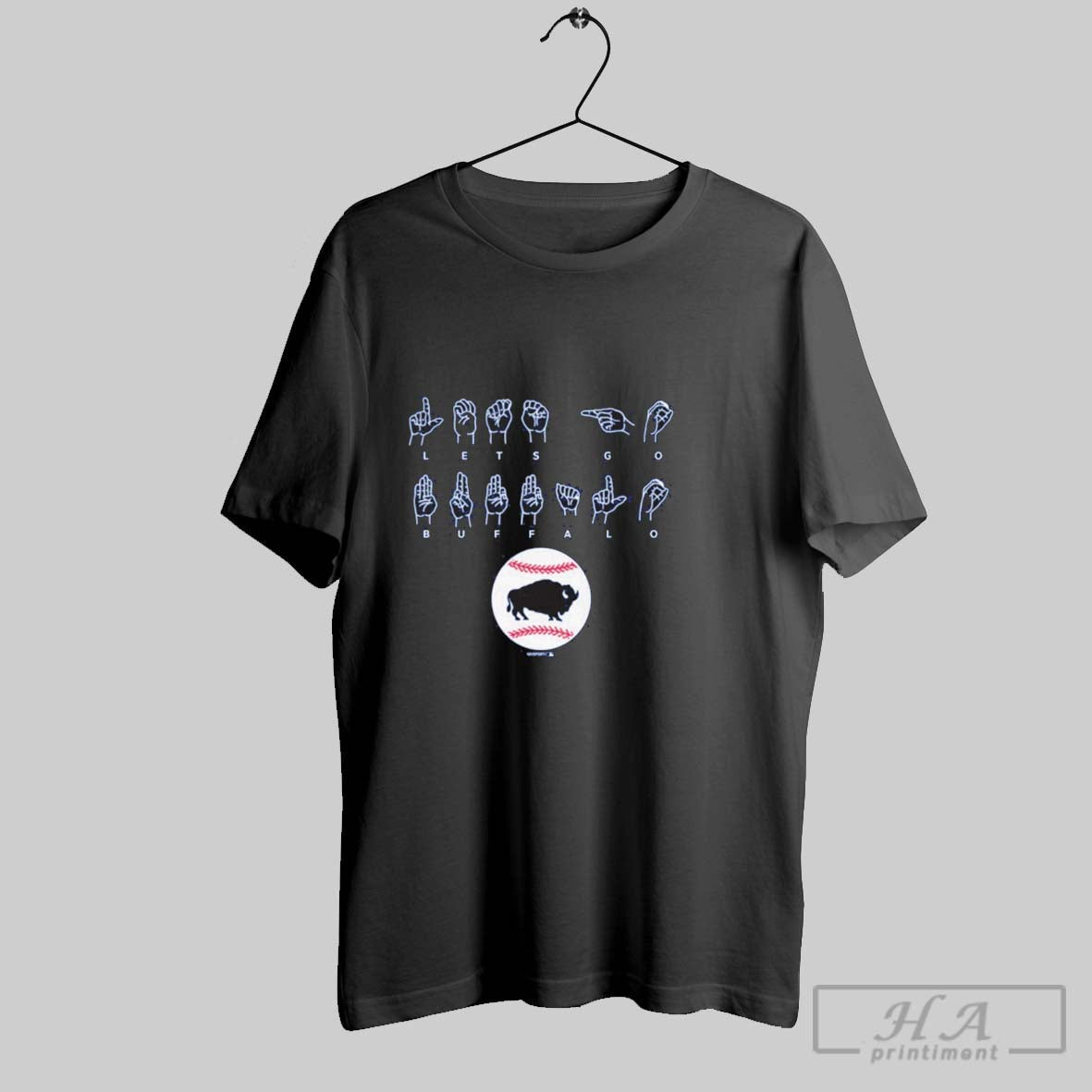 Official Bisons Lets Go Buffalo Asl Language