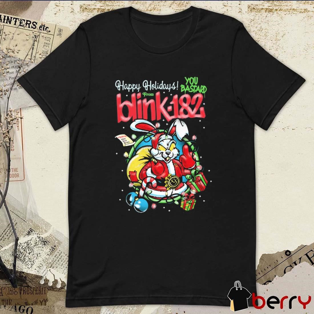 Blink-182 Happy Holidays You Bastard 2024 t-shirt