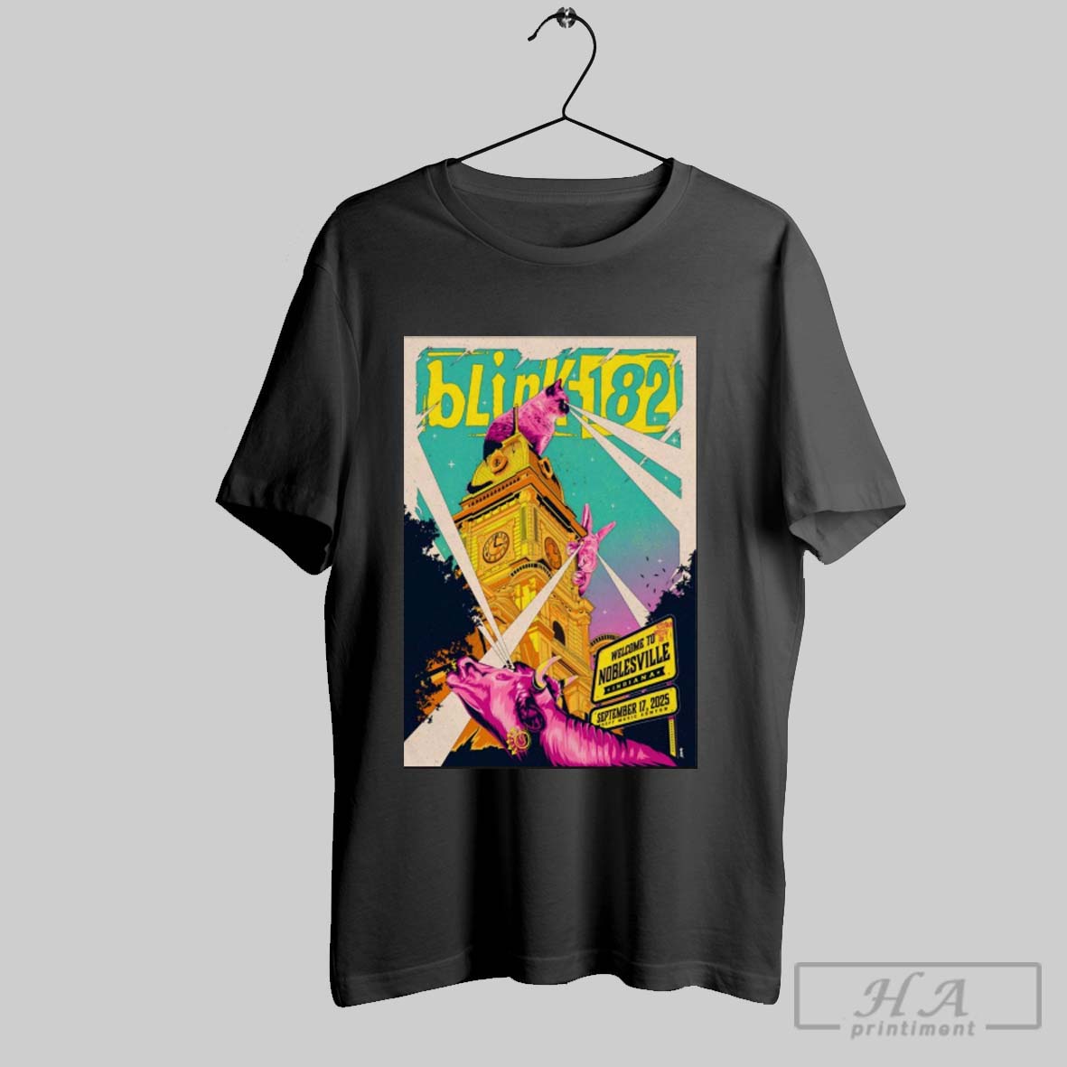 Official Blink 182 September 17 2025 Ruoff Music Center In Noblesville In