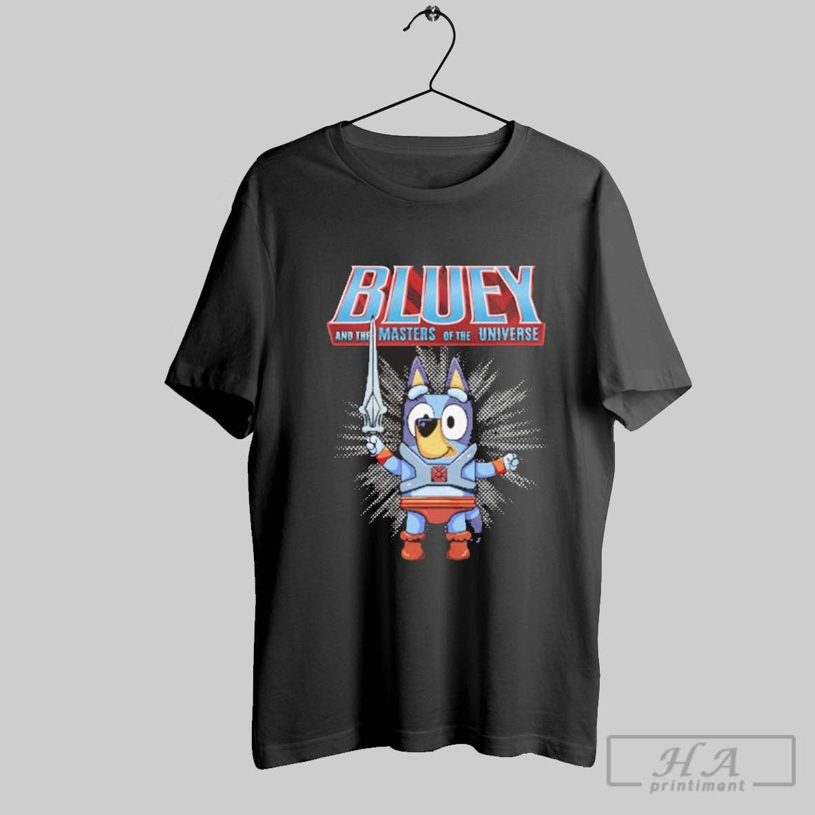Official Bluey And The Masters Of The Universe