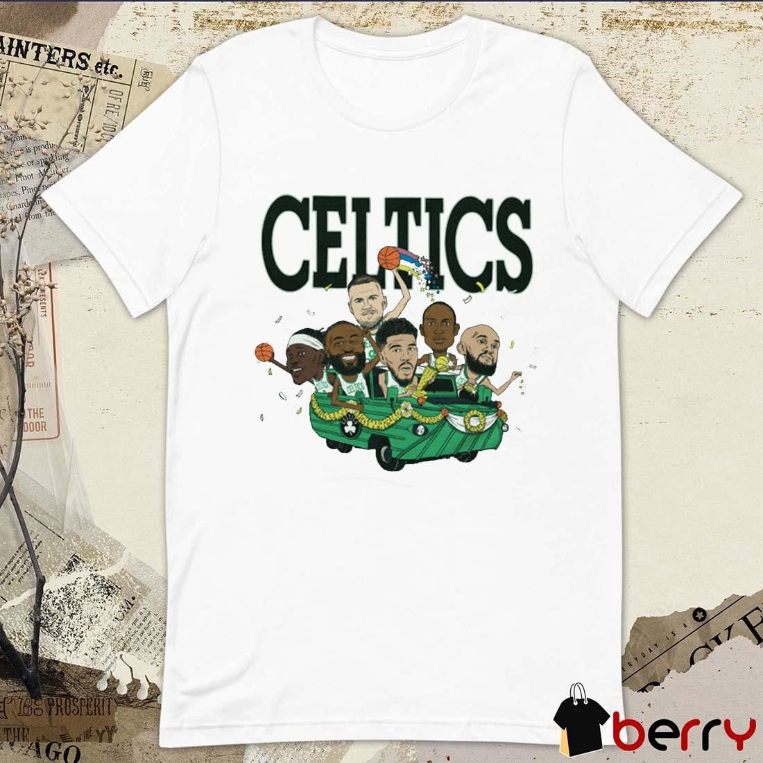 Boston Celtics NBA Six Pack 2024 Caricature t-shirt