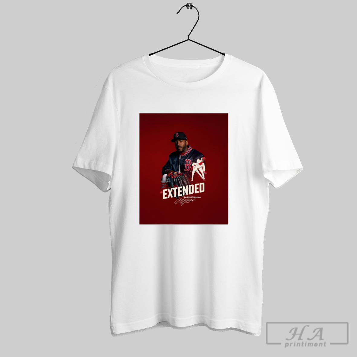 Official Boston Red Sox Aroldis Chapman Extended Locked In Chappy Signature Poster
