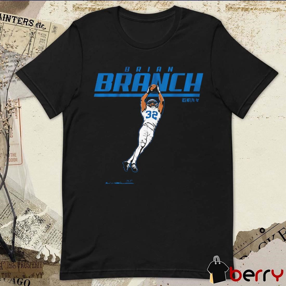 Brian Branch Detroit Lions NFL Painting t-shirt