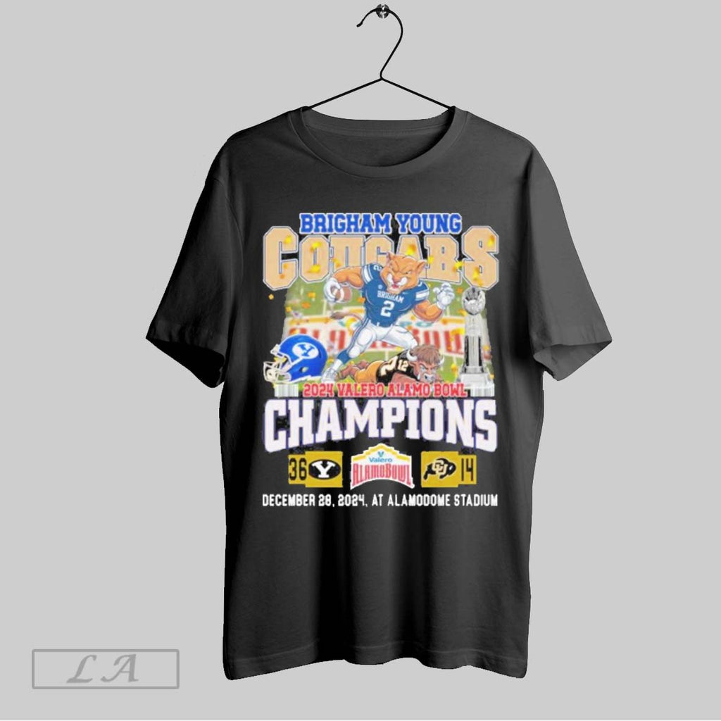 Official Brigham Young Cougars 2024 Valero Alamo Bowl Champions