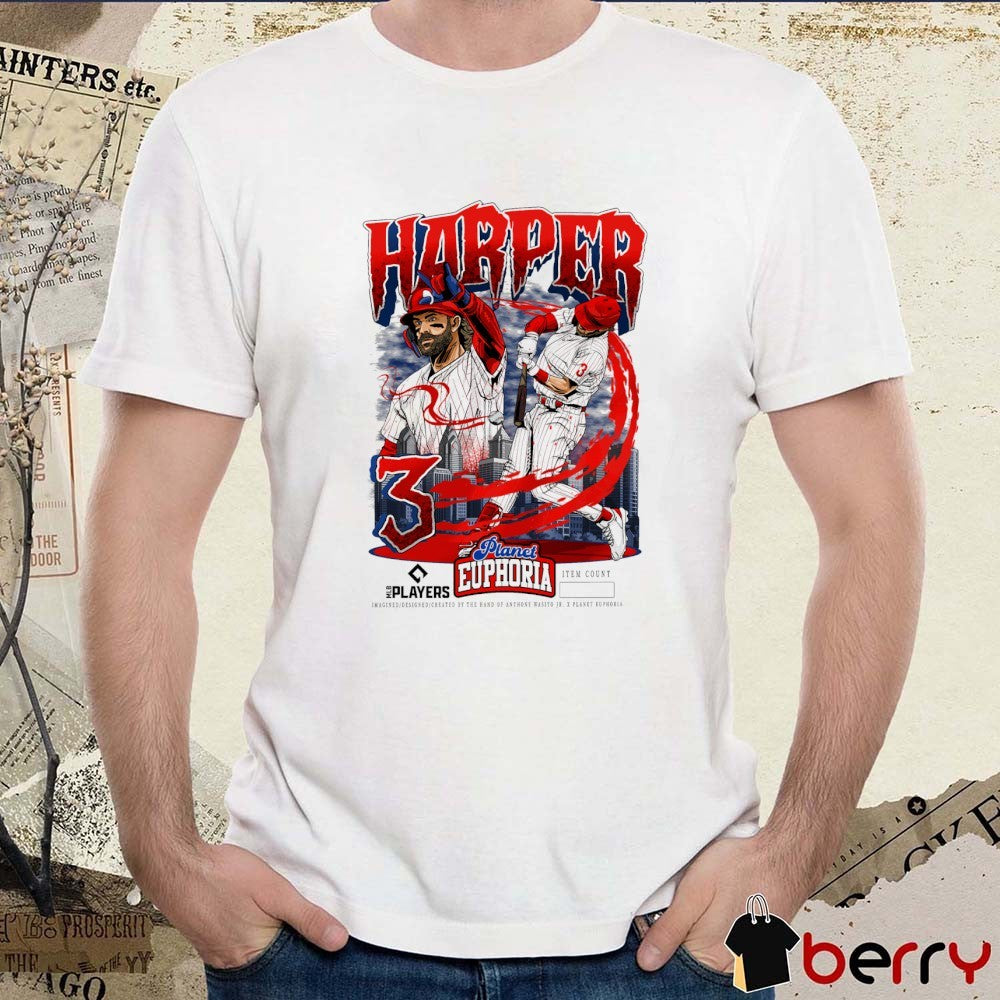 Bryce Harper V3 Philadelphia Phillies MLB Planet Euphoria Art 2026 t-shirt