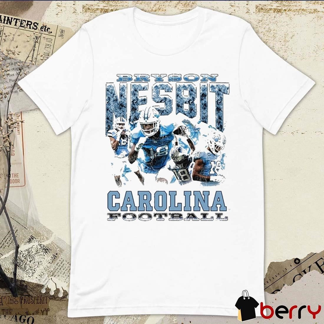 Bryson Nesbit North Carolina Tar Heels Football Vintage Graphic t-shirt