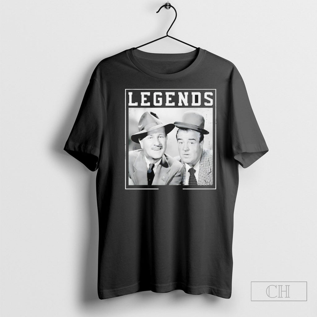 Official Bud Abbott And Lou Costello Rev Legends Comedian Sweater