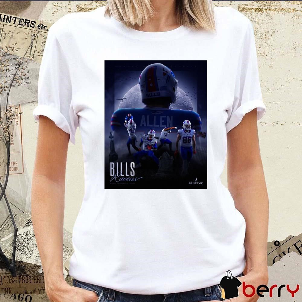 Buffalo Bills Vs Baltimore Ravens September 29- 024 In Baltimore MD Tour Poster t-shirt
