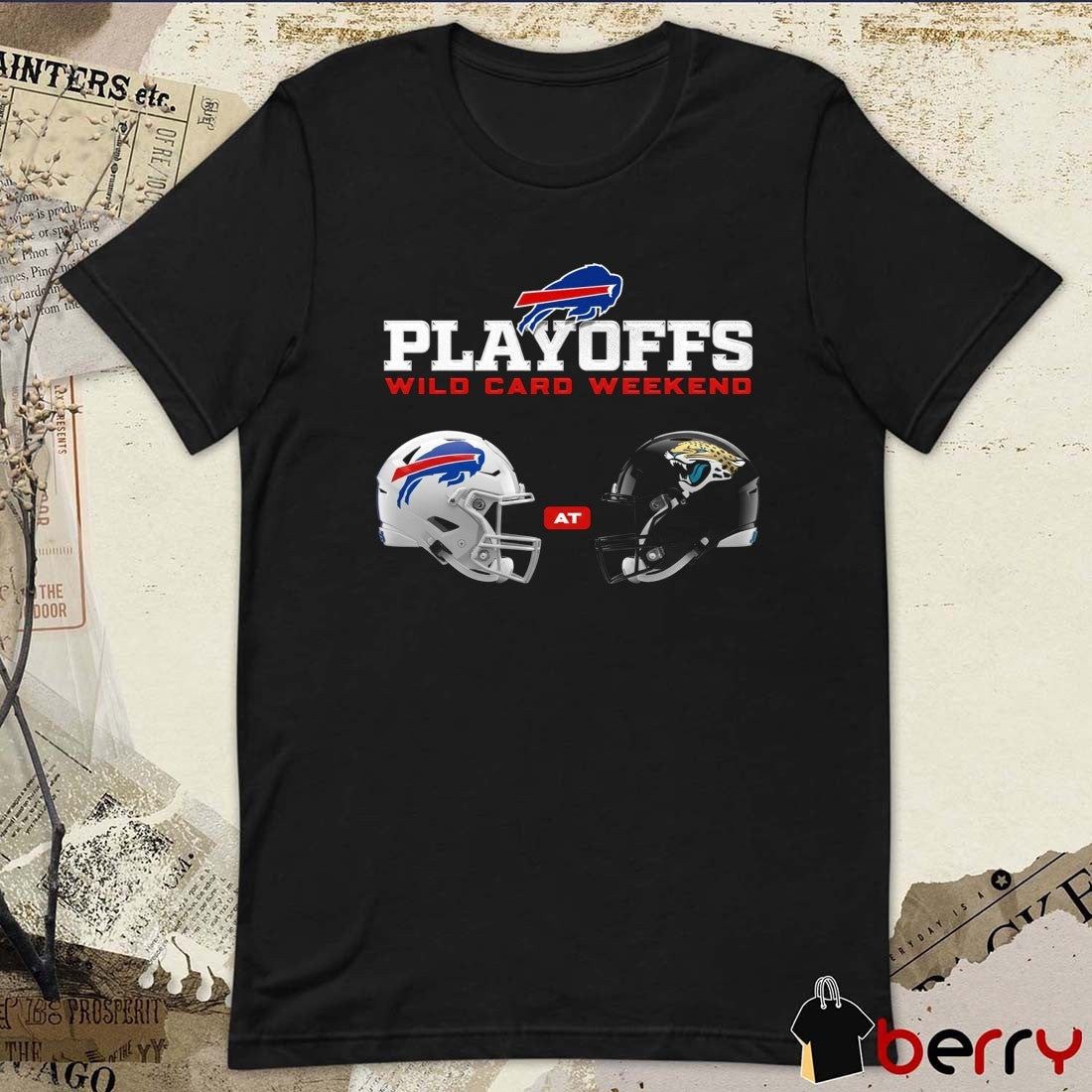 Buffalo Bills Vs Jacksonville Jaguars NFL Playoffs Wild Card Weekend 2025 Helmets t-shirt