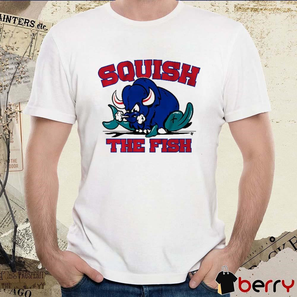 Buffalo Squish The Fish Buffalo Bills NFL t-shirt