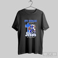 Official Byu Cougars In My Veins Jesus In My Heart Mascot