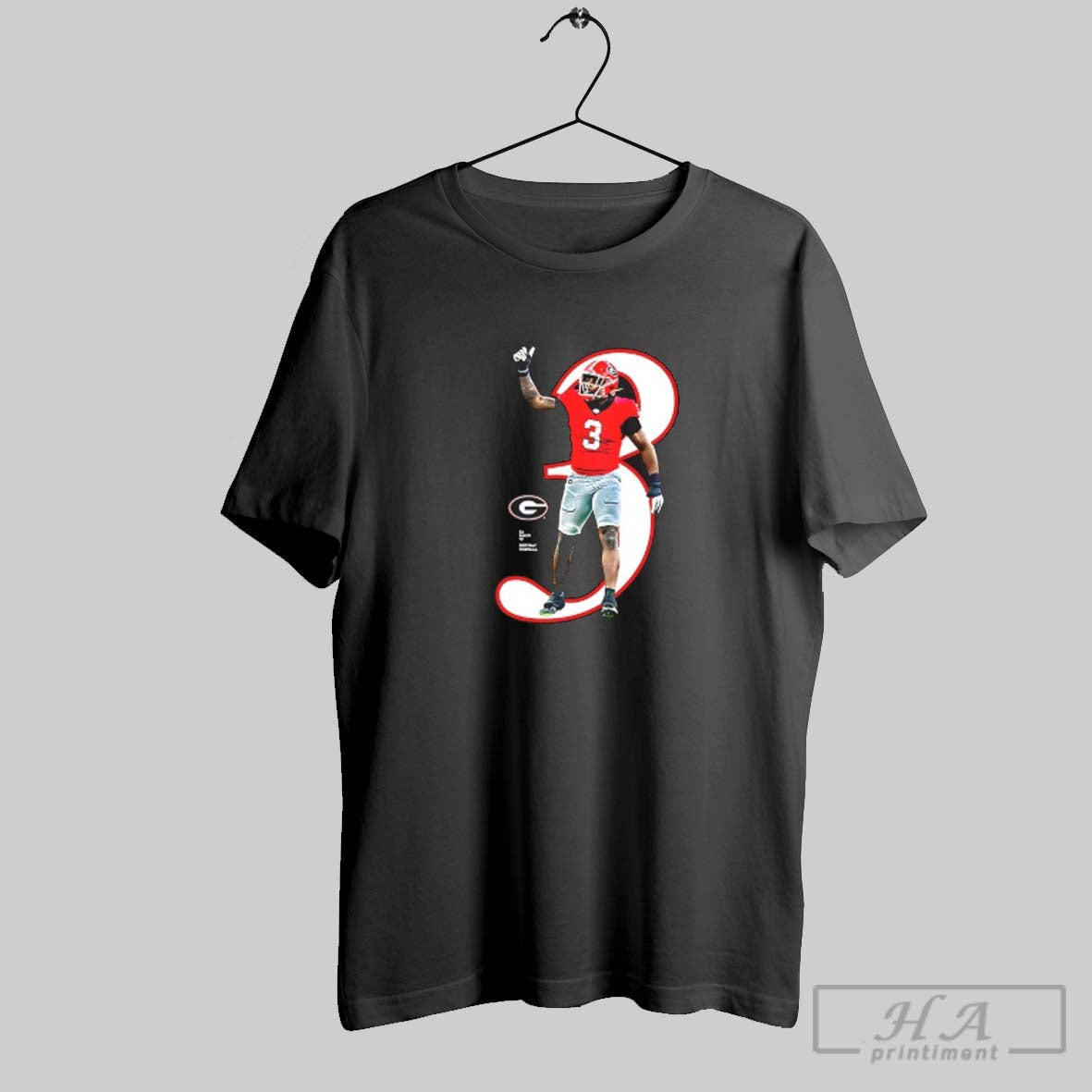 Official Cj Allen Number 3 Georgia Bulldogs Football Breakthrough V Neck