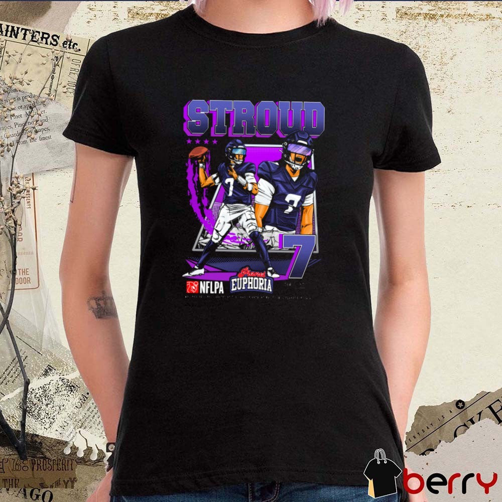 CJ Stroud V3 Houston Texans NFL Football 2025 Planet Euphoria Artwork t-shirt