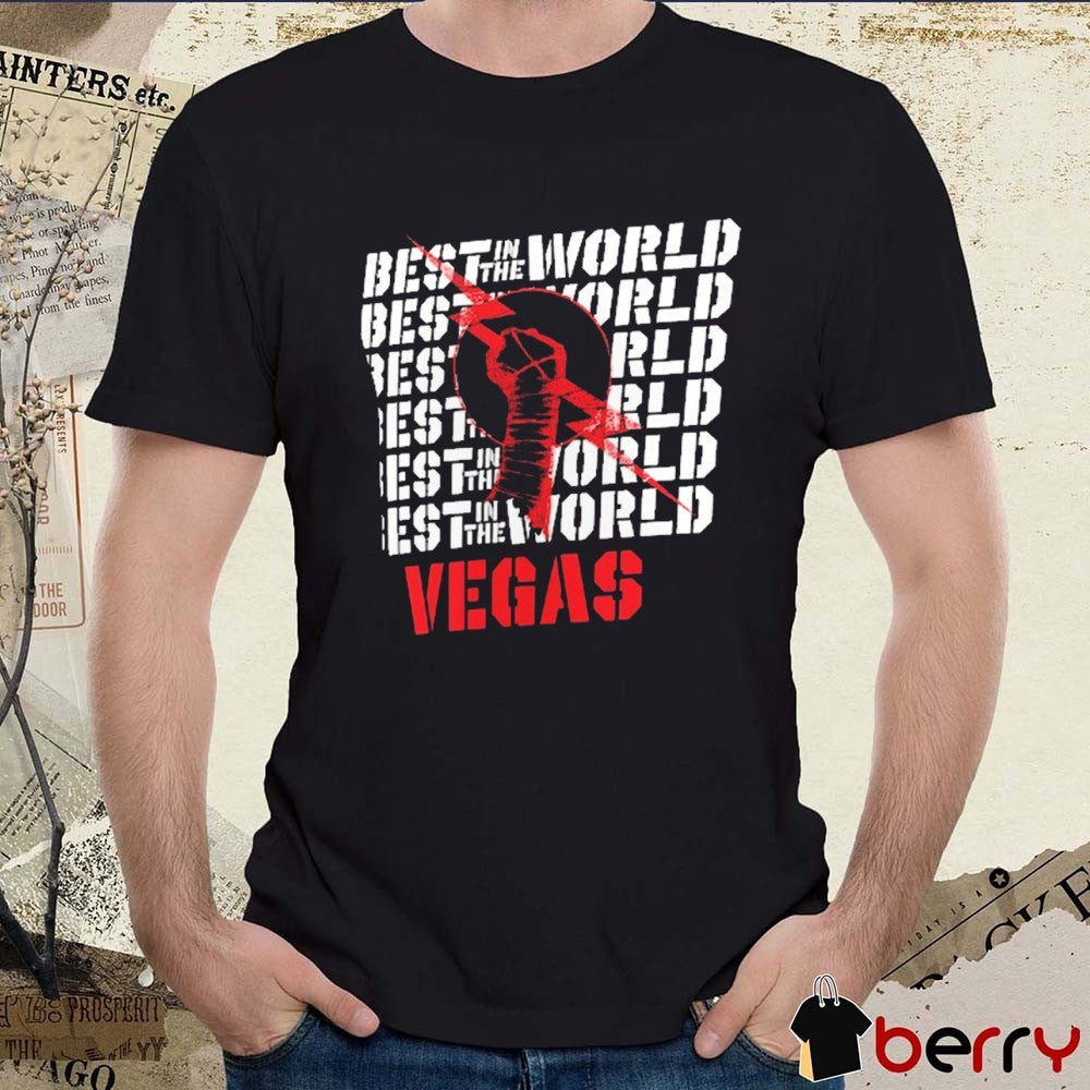 CM Punk Best In The World Vegas WrestleMania WWE 2025 t-shirt