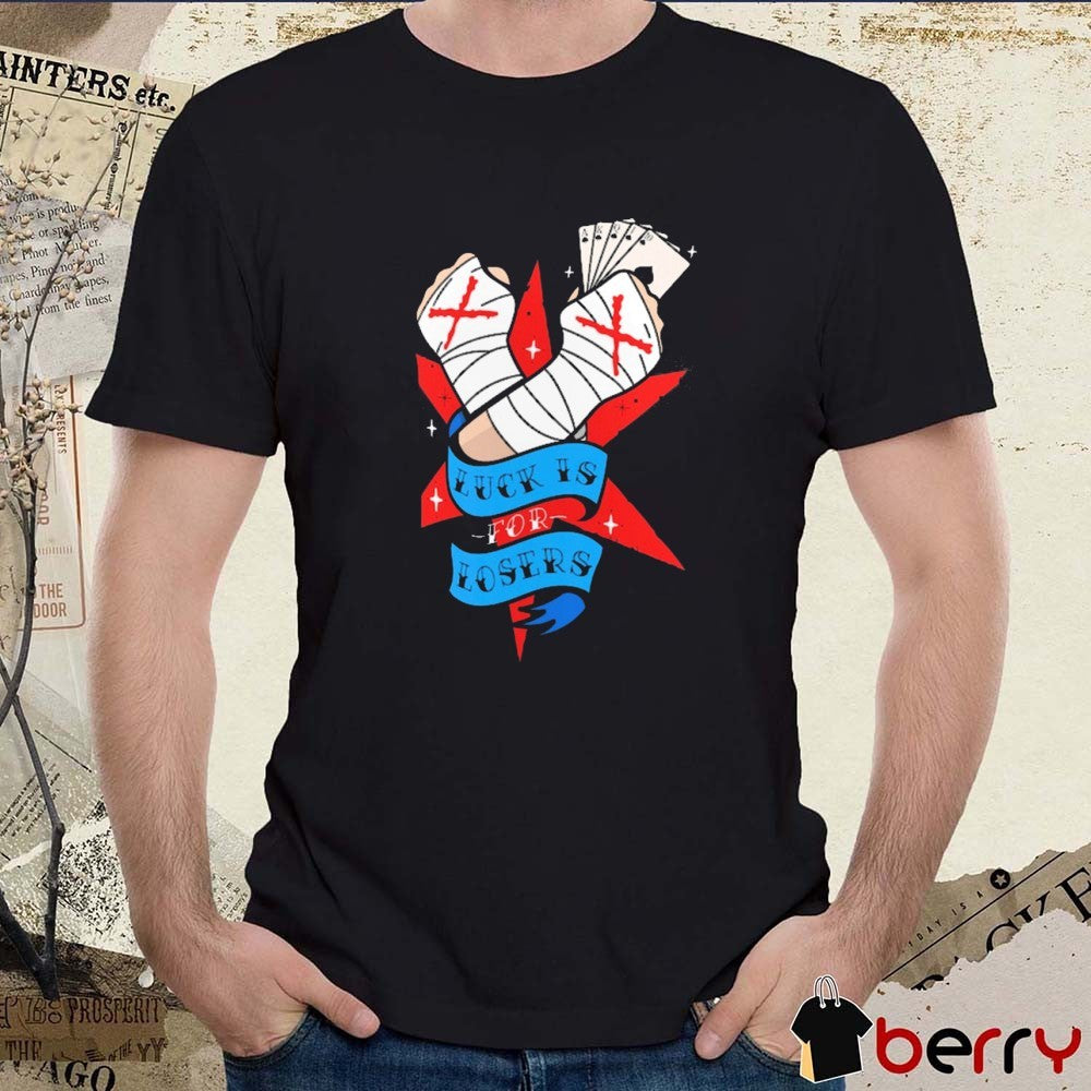 CM Punk Luck Is For Losers Vegas WrestleMania WWE 2025 t-shirt