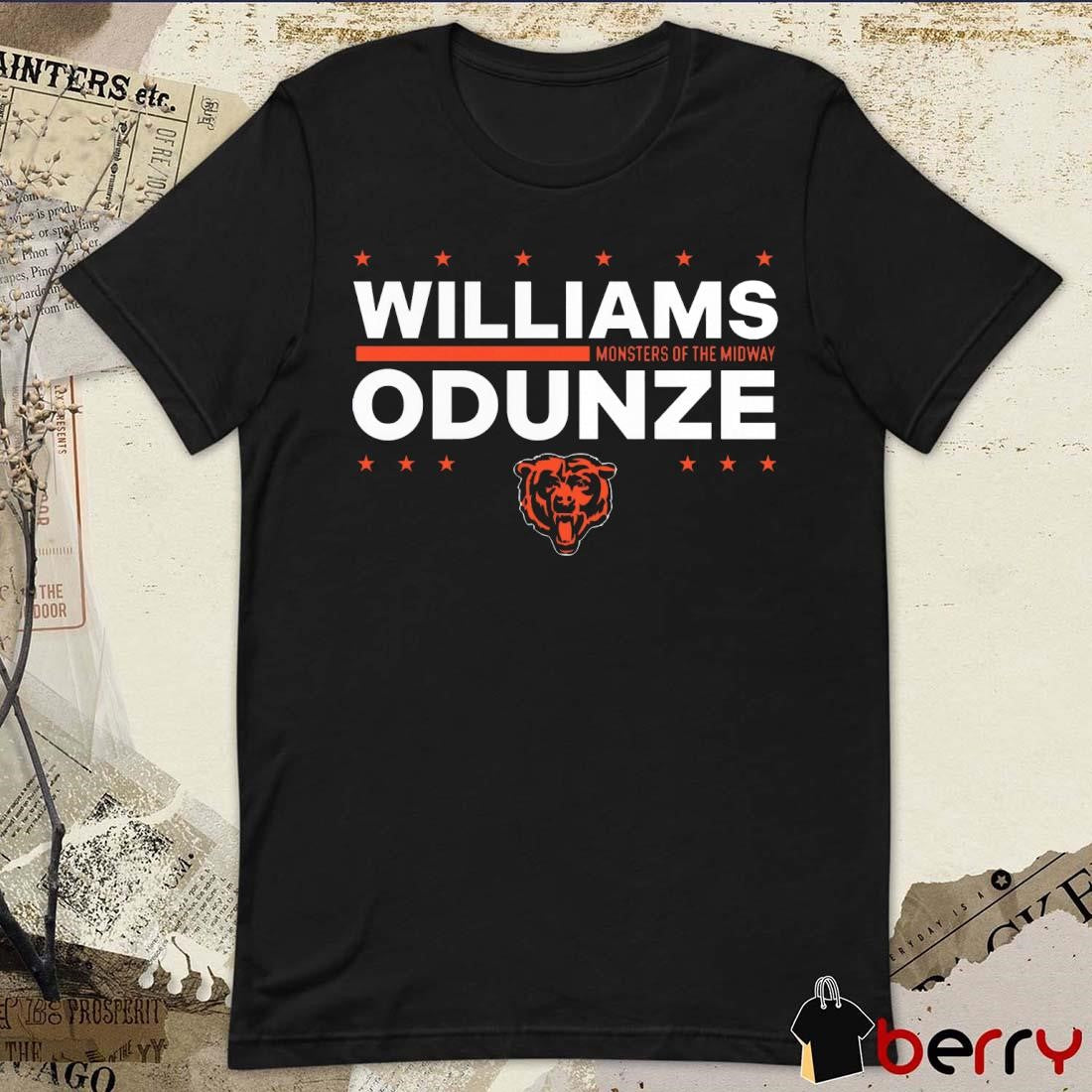Caleb Williams And Rome Odunze Chicago Bears Election Players Monsters Of The Midway t-shirt
