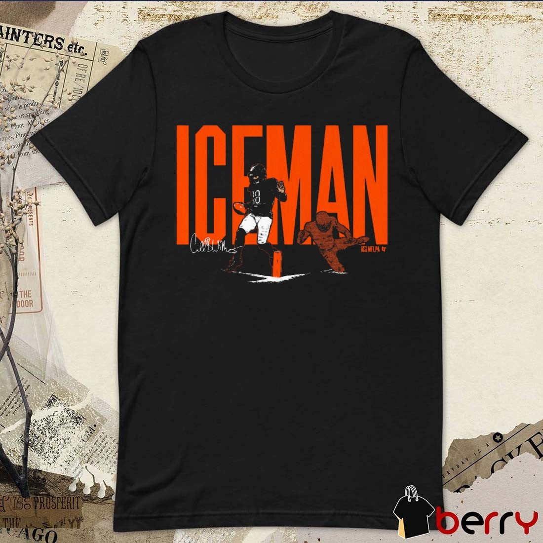 Caleb Williams Iceman Chicago Bears Signature t-shirt