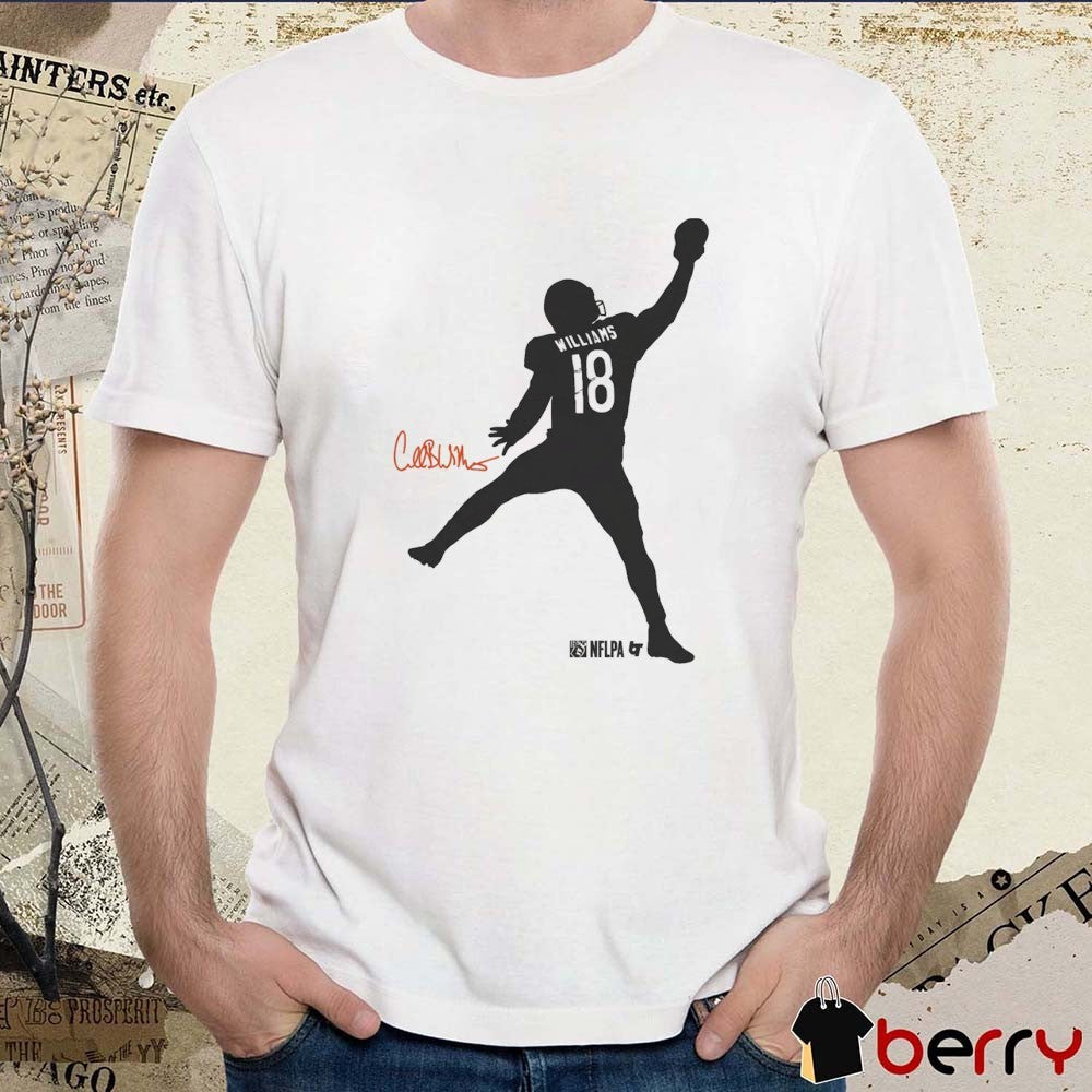 Caleb Williams Iceman Silhouette Chicago Bears NFL Signature t-shirt