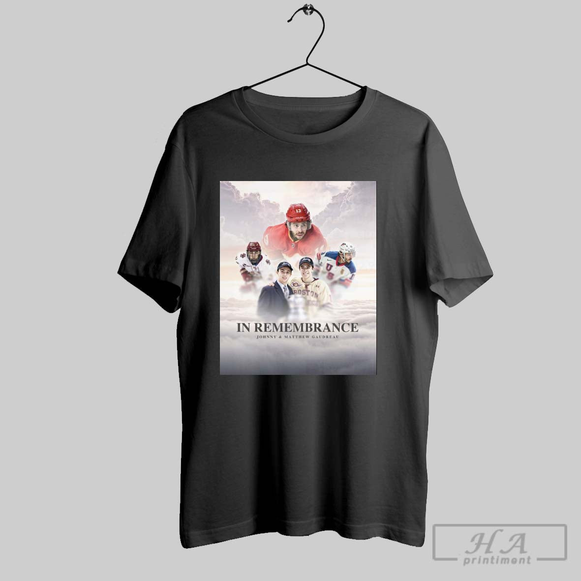 Official Calgary Flames In Remembrance Johnny And Matthew Gaudreau 2025 Poster