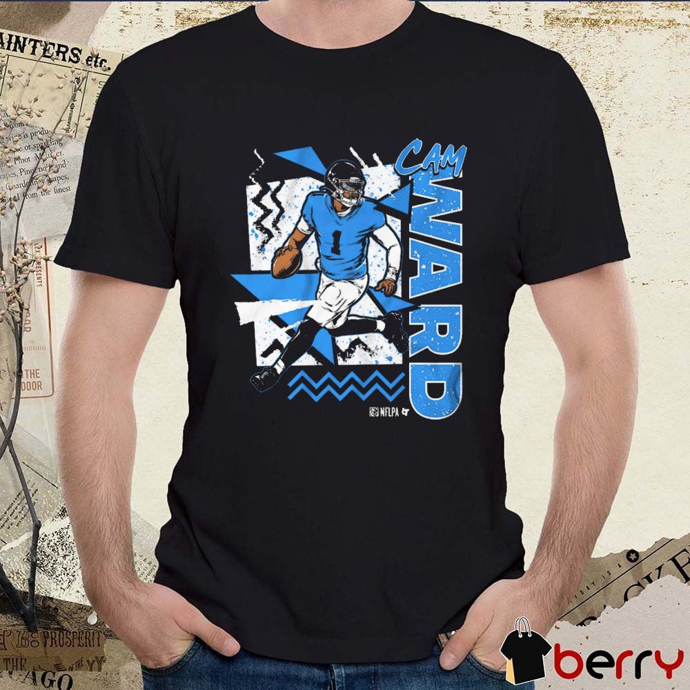 Cam Ward 90s Style Tennessee Titans 2025 NFL Graphic t-shirt
