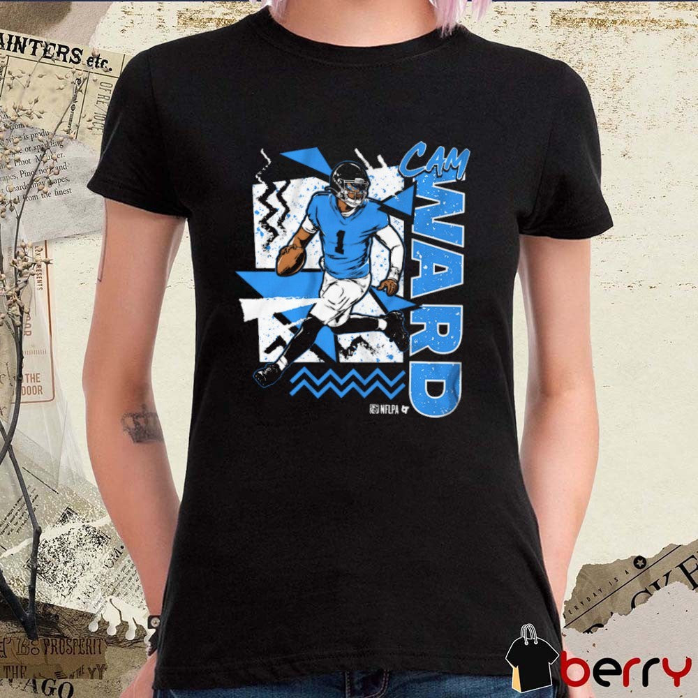 Cam Ward 90s Style Tennessee Titans 2025 NFL Graphic t-shirt