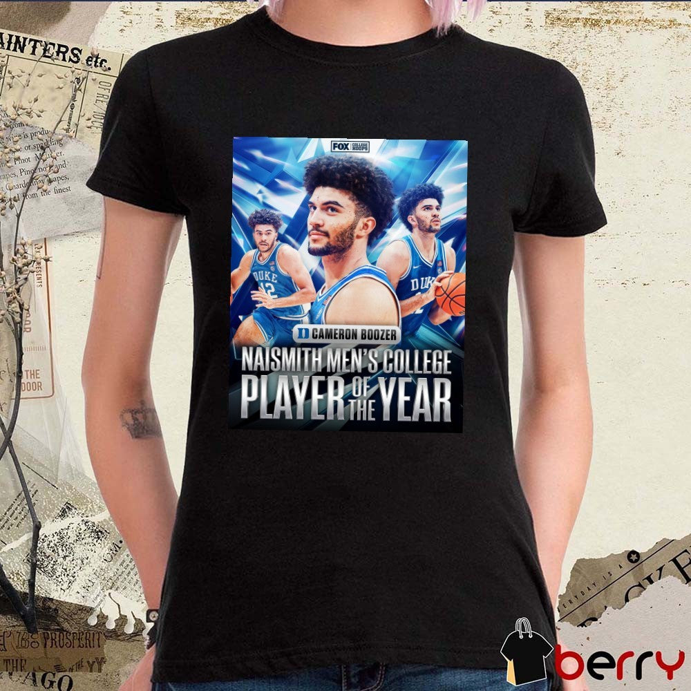 Cameron Boozer 2026 Naismith Men’s College Player Of The Year Duke Blue Devils Poster t-shirt