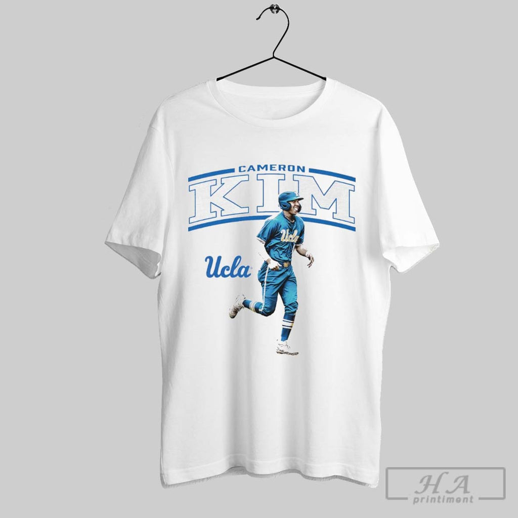Official Cameron Kim Illustrated Ucla Bruins Baseball 2025 Ncaa Big Ten Conference Painting