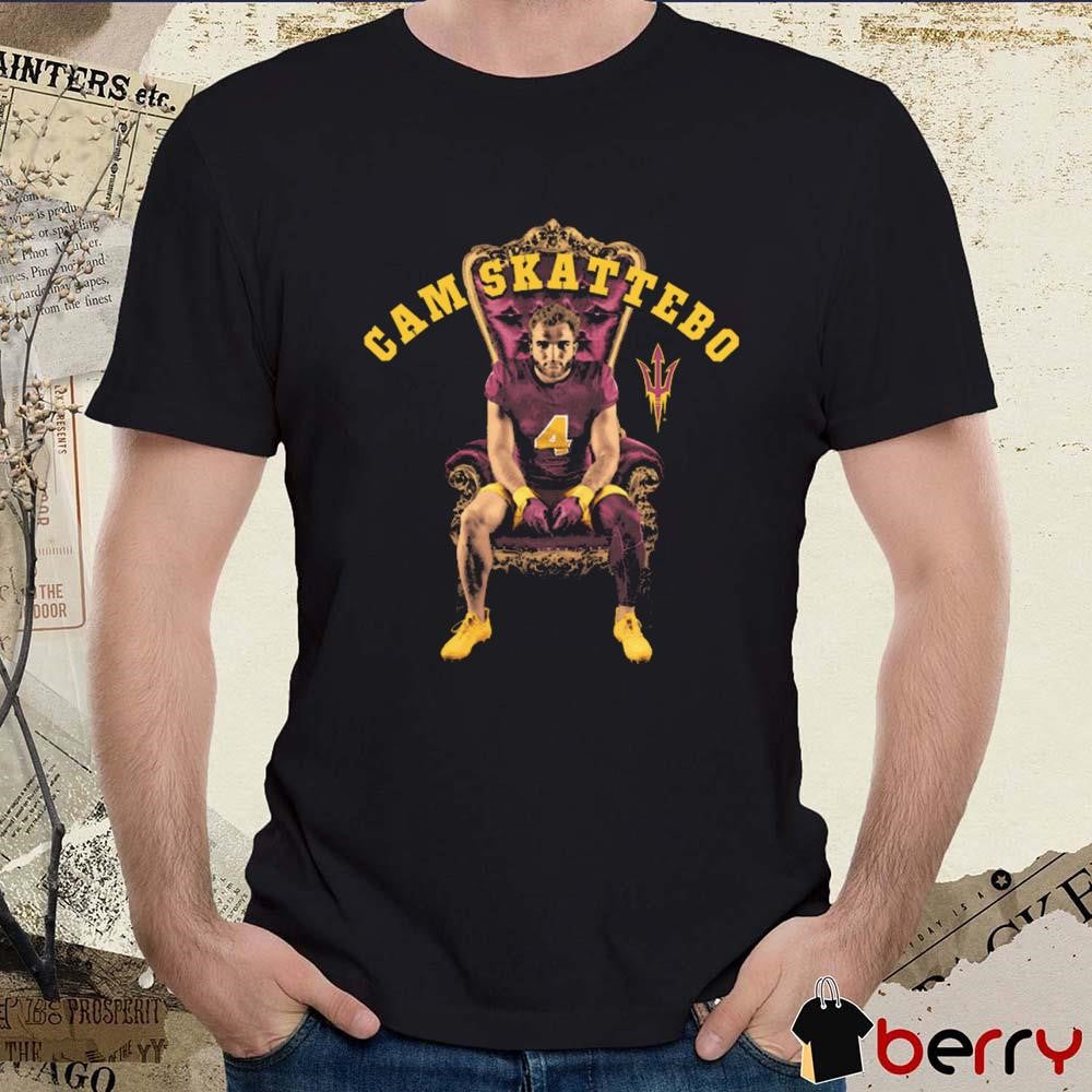 Cameron Skattebo Arizona State Sun Devils King Cam Crew Graphic t-shirt