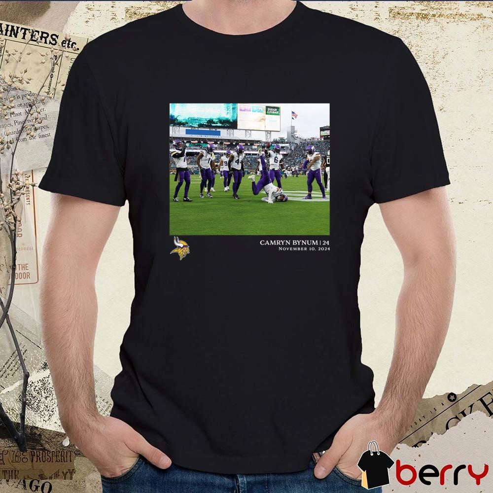 Camryn Bynum Minnesota Vikings NFL Flash Features November 10 2024 t-shirt