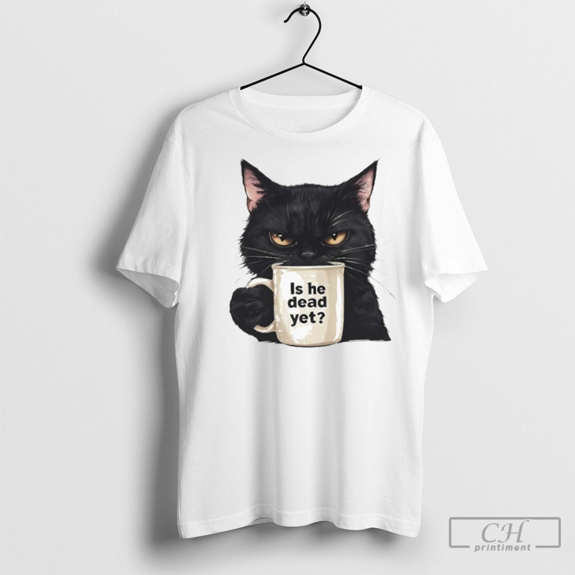 Official Cat Is He Dead Yet Shirt