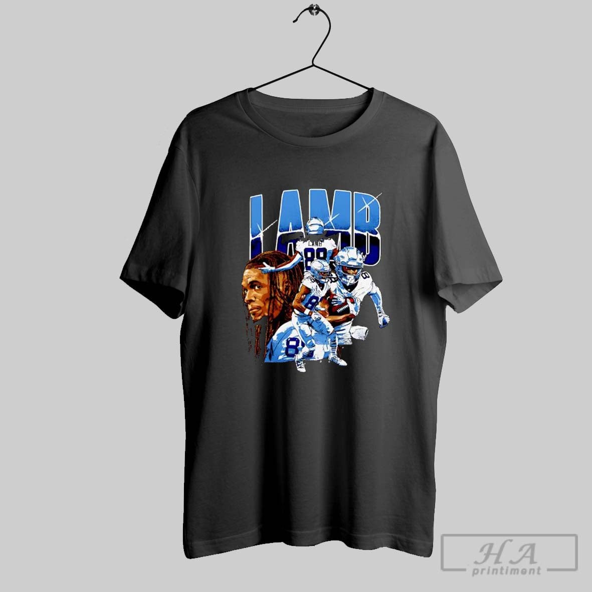 Official Ceedee Lamb Dallas Collage Vintage