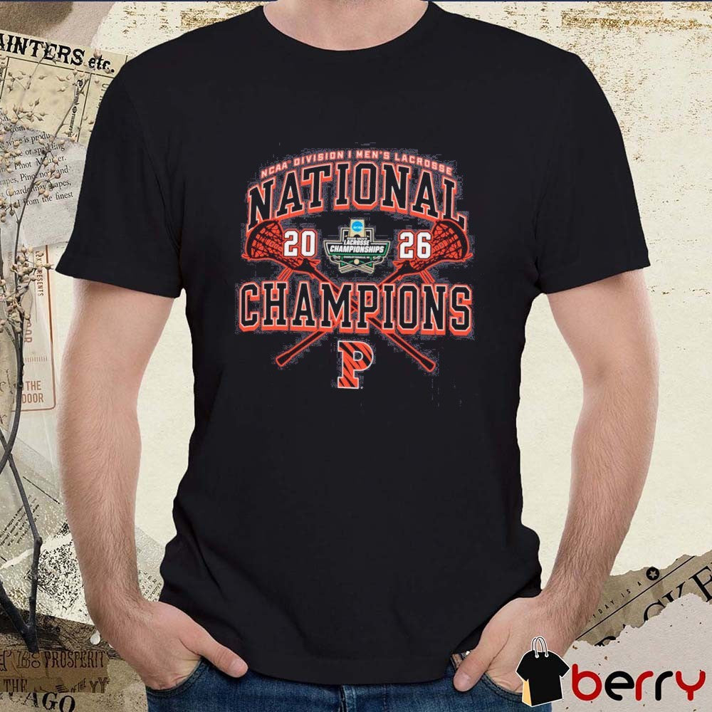 Champion Princeton Tigers 2026 NCAA DI Men’s Lacrosse National Champions t-shirt