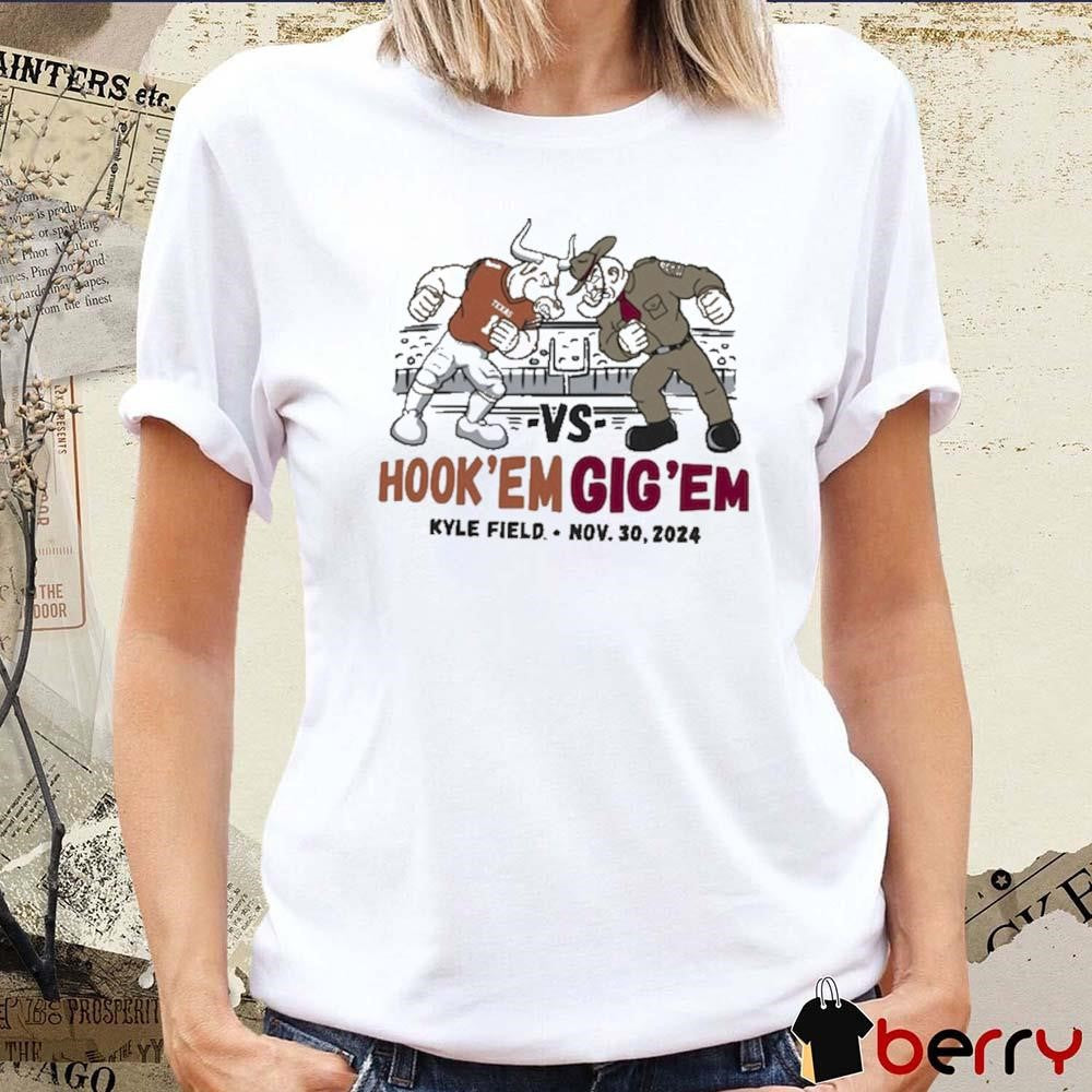 Champion Texas A&M Aggies vs. Texas Longhorns 2024 Lone Star Showdown Matchup NCAA Kyle Field Nov 30 t-shirt