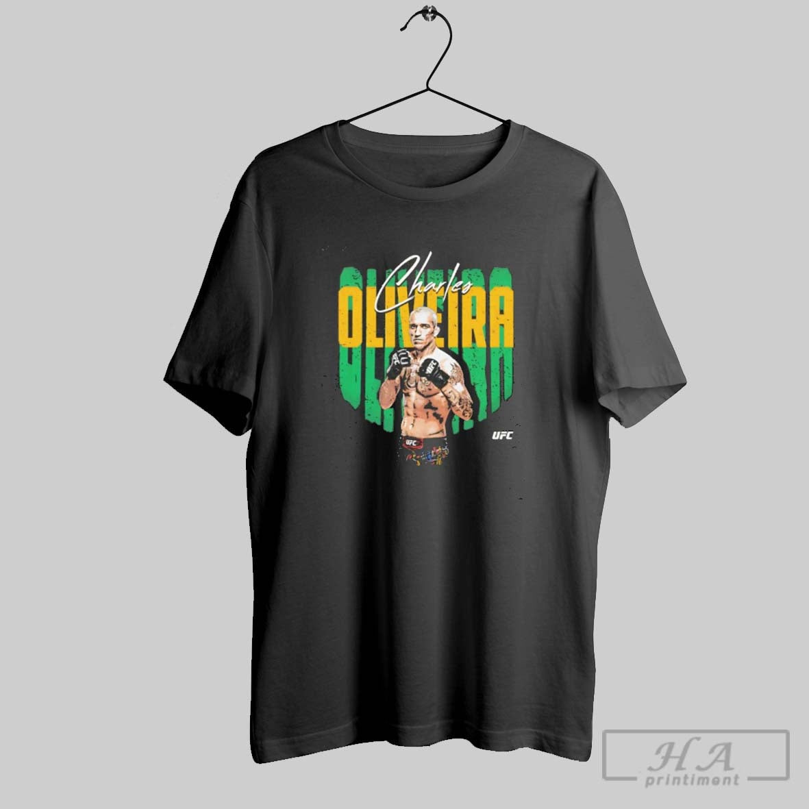 Official Charles Oliveira Ufc Pose Vintage