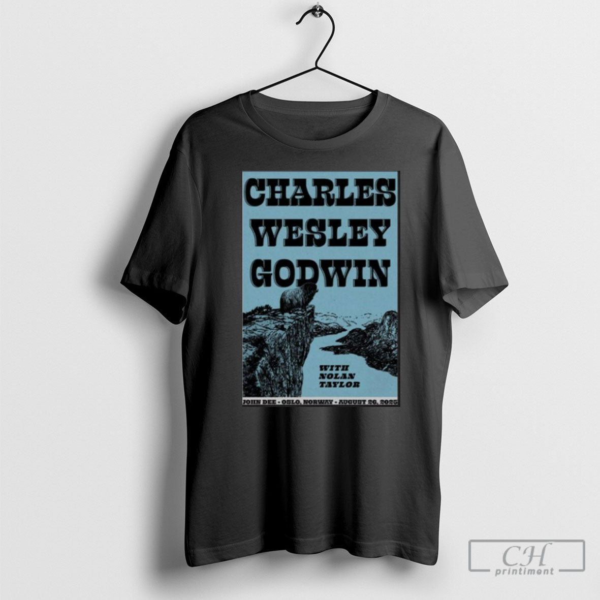 Official Charles Wesley Godwin Live Aug 2025 John Dee Oslo Poster Shirt Sweater