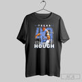 Official Charlie Hough Texas Rangers City Skyline Gritty