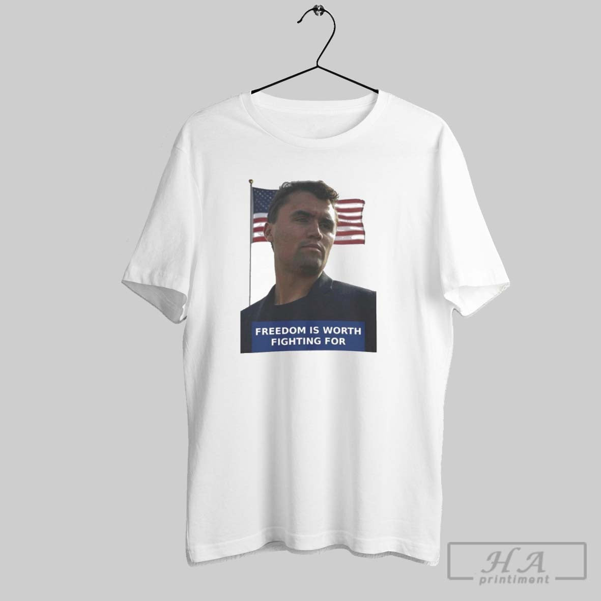 Official Charlie Kirk Freedom Is Worth Fighting For Conservative American Flag