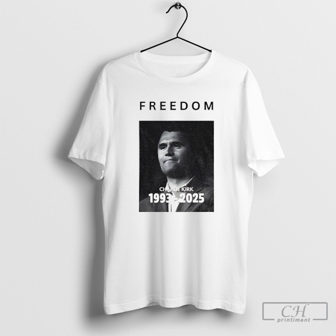 Official Charlie Kirk Freedom Tribute 1993 2025 Shirt