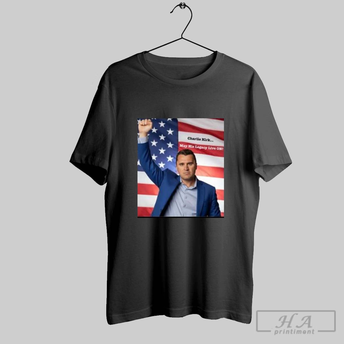 Official Charlie Kirk May His Legacy Live On American Flag