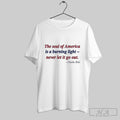 Official Charlie Kirk The Soul Of America Burning Light Never Let It Go Out